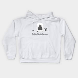 Cat Life Feed Me Angry Cat Funny Gift Problems Kids Hoodie